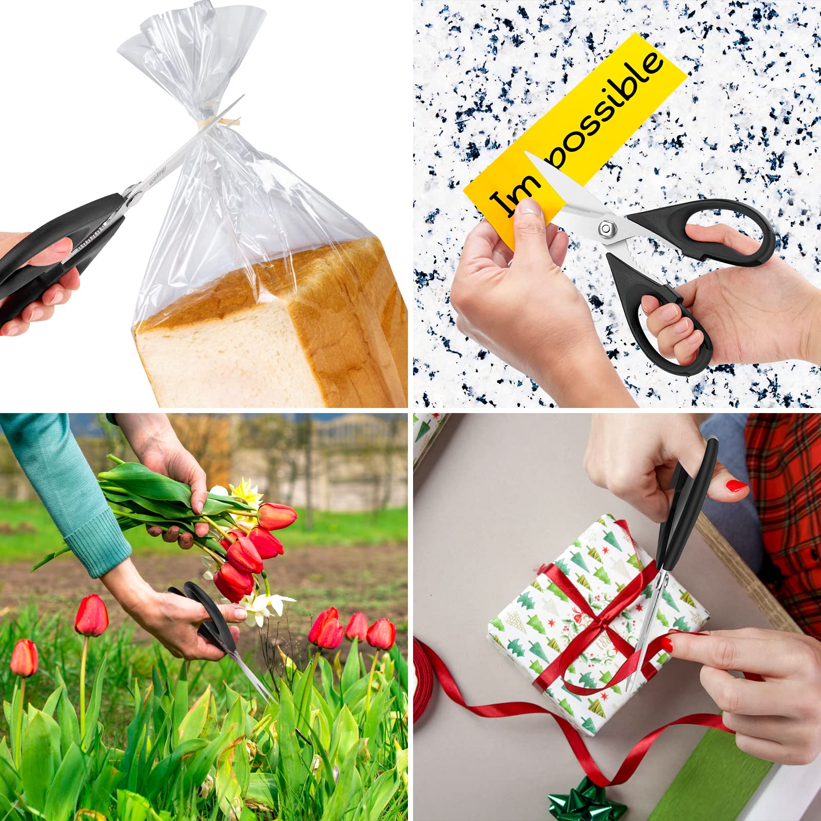 iBayam tijeras de cocina duraderas para múltiples usos en casa