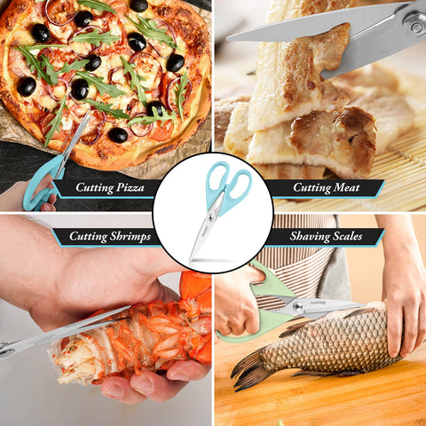 iBayam tijeras de cocina para uso doméstico, versátiles