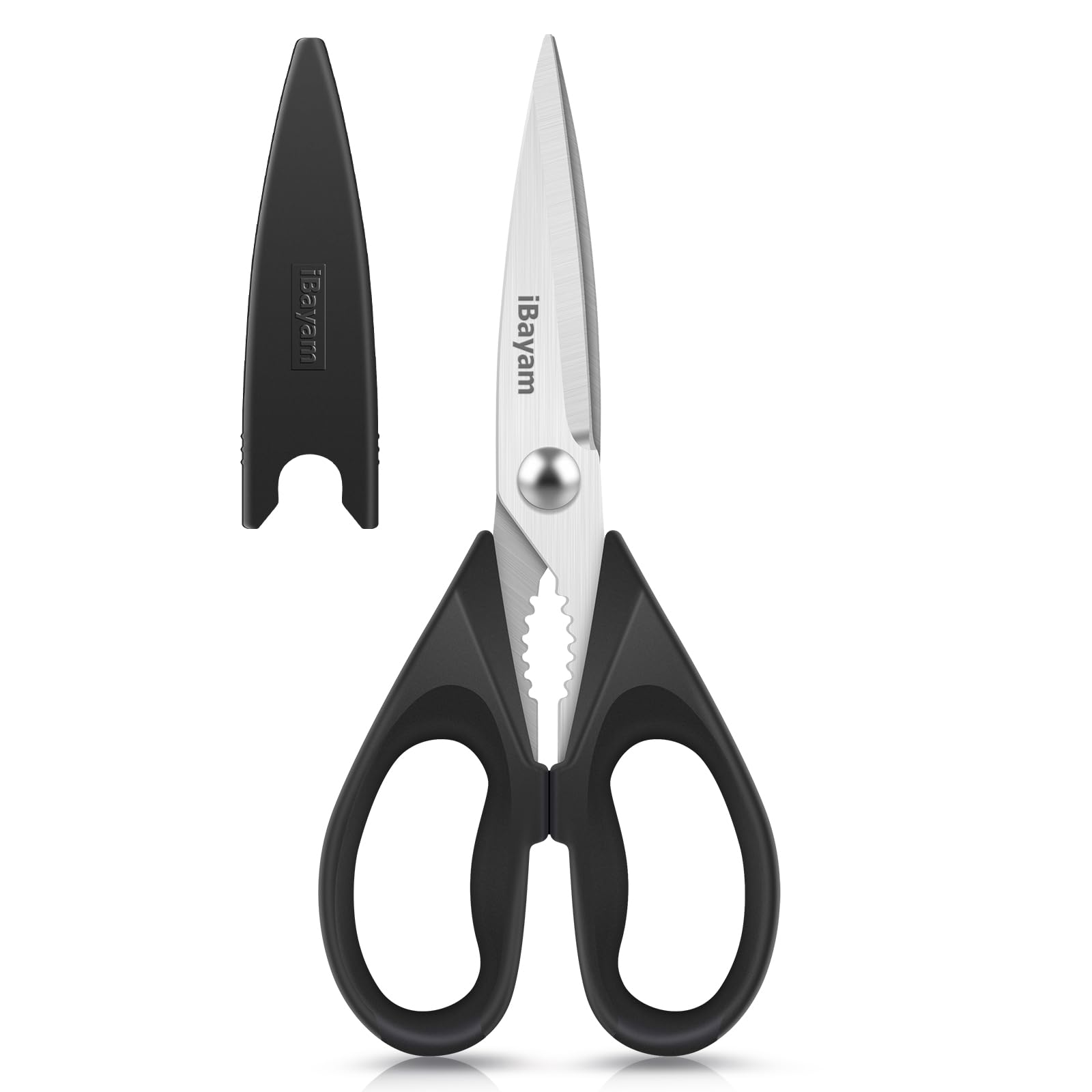 iBayam tijeras frontal con funda protectora para almacenamiento seguro