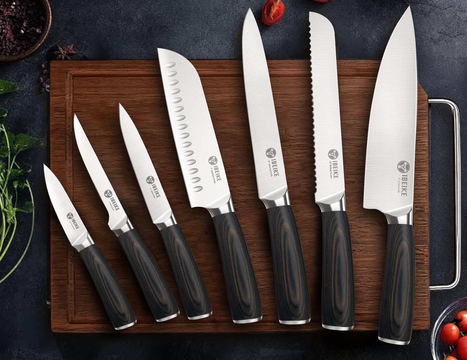 IBEIKE cuchillo utilidad 5 pulgadas, tareas pequeñas con precisión.