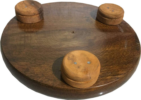 IBLAY Chakla con rodillo ergonómico para amasar masa suave