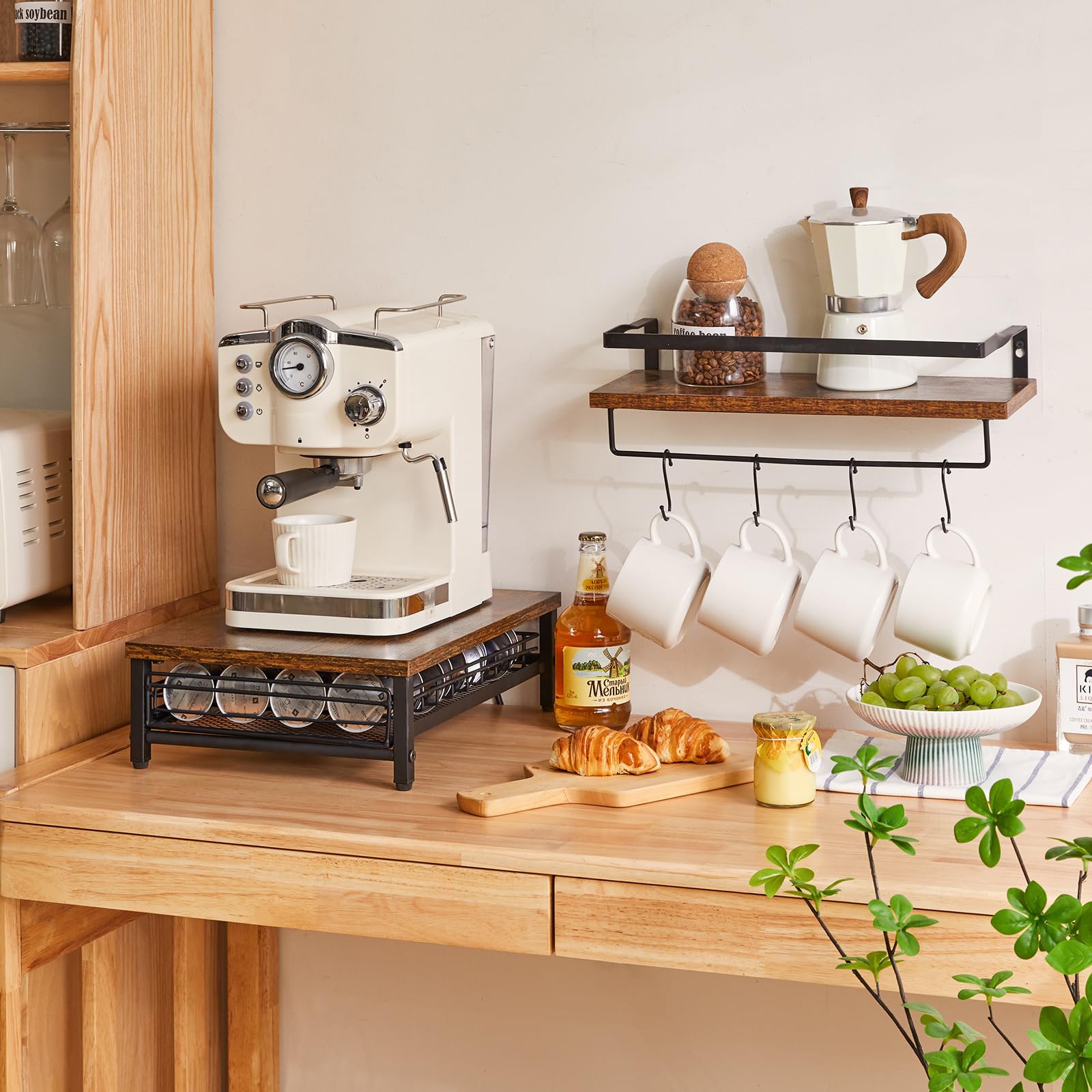 IBUYKE organizador de cápsulas para Nespresso Vertuo, acceso rápido.