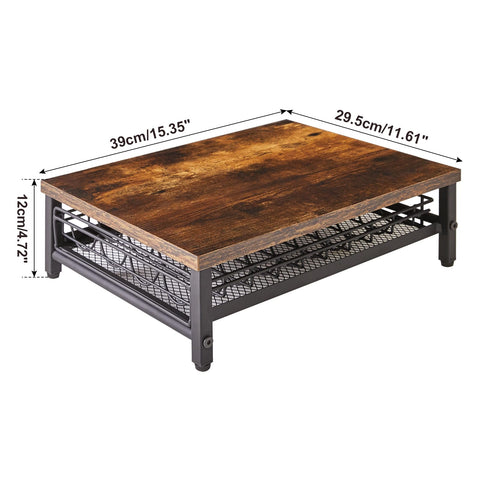 IBUYKE superficie de madera para colocar la cafetera con estabilidad.