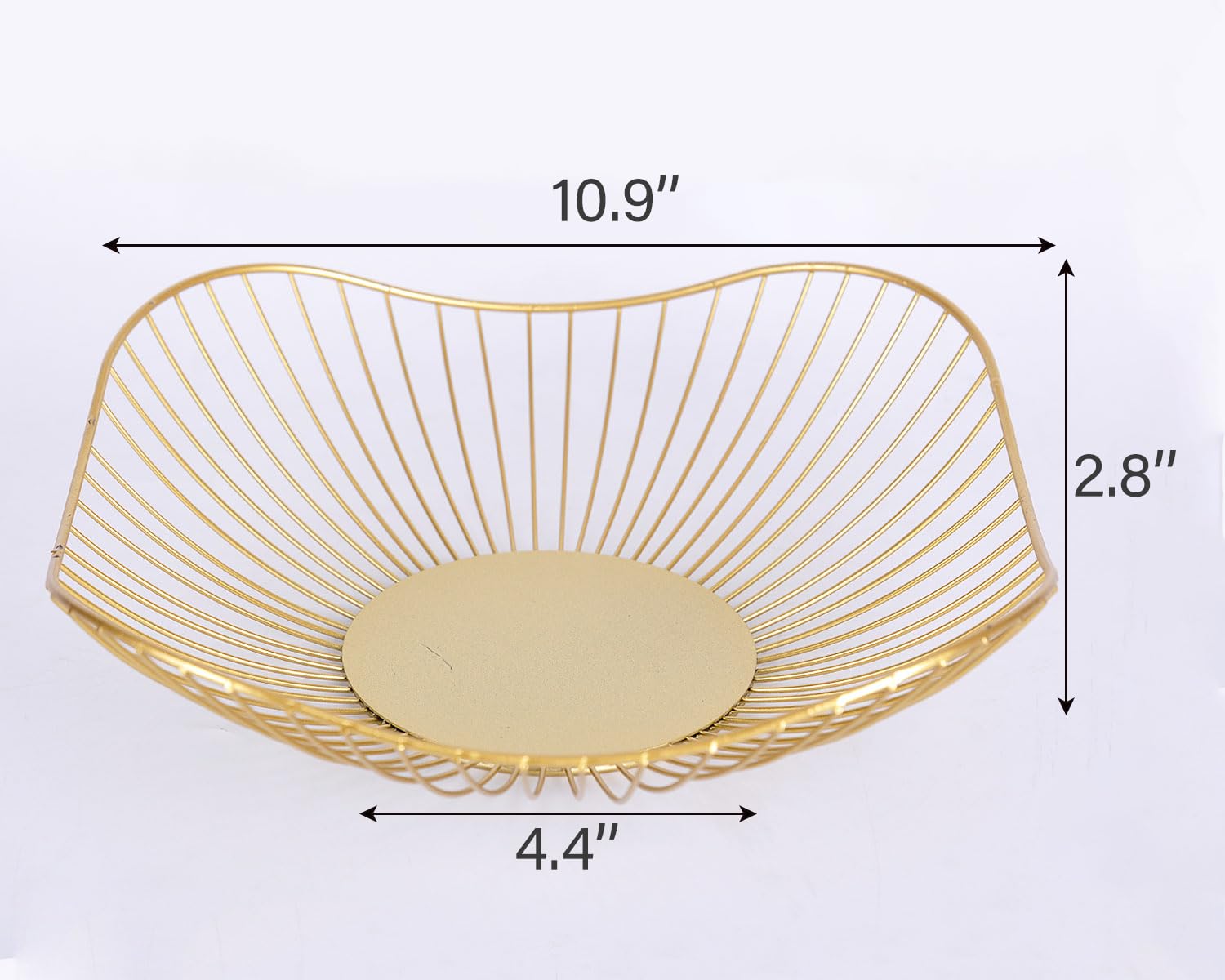 IBWell bandeja de fruta de alambre, diseño geométrico favorece maduración uniforme.