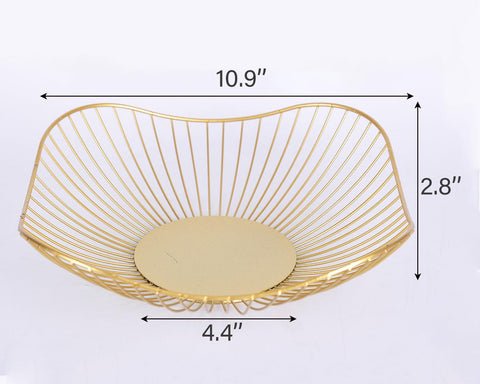 IBWell bandeja de fruta de alambre, diseño geométrico favorece maduración uniforme.