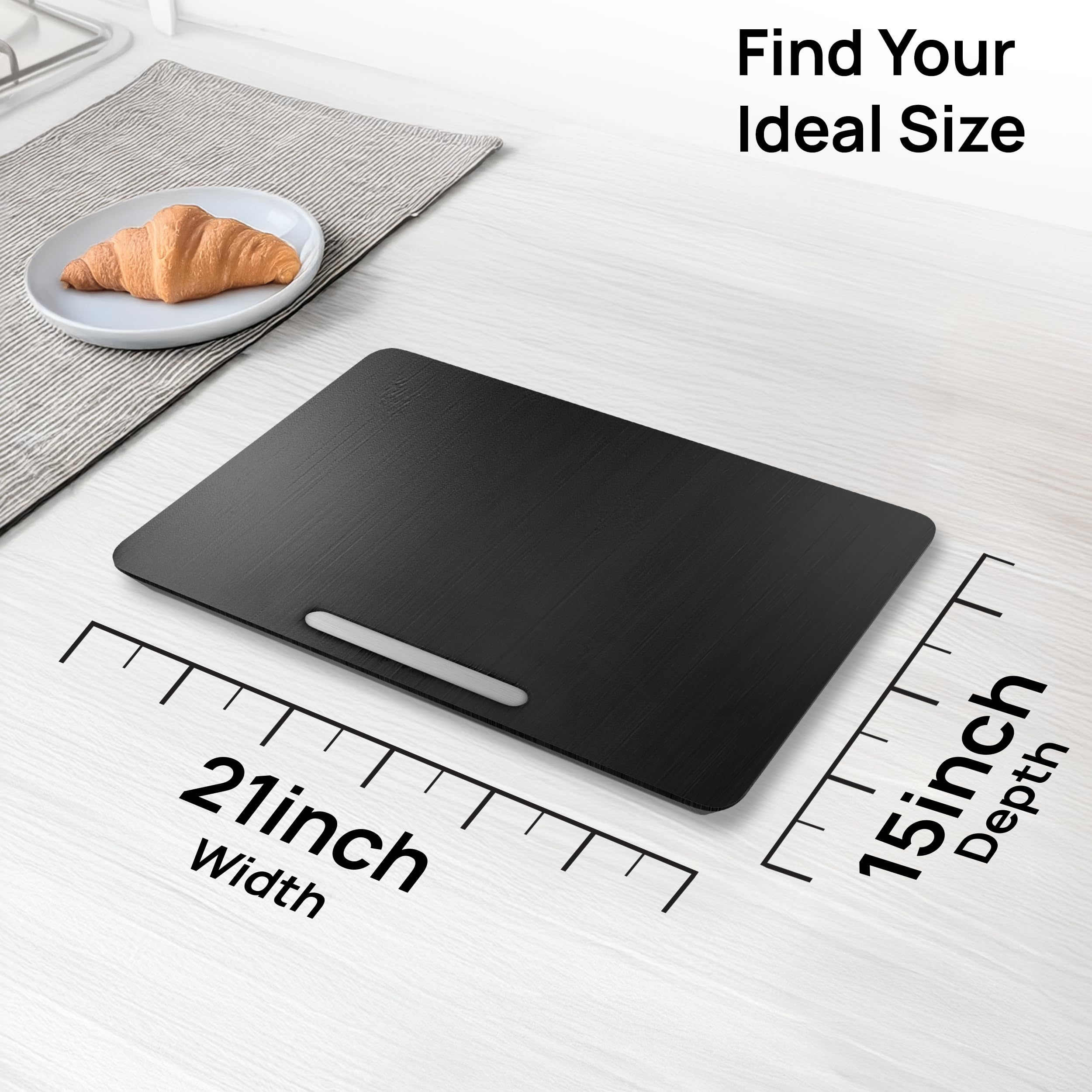 Ibyx bandeja deslizante para horno tostador: espacio extra y acceso cómodo.