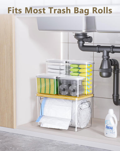 iCASA Almacenamiento eficiente de detergente en cápsulas y accesorios de lavandería