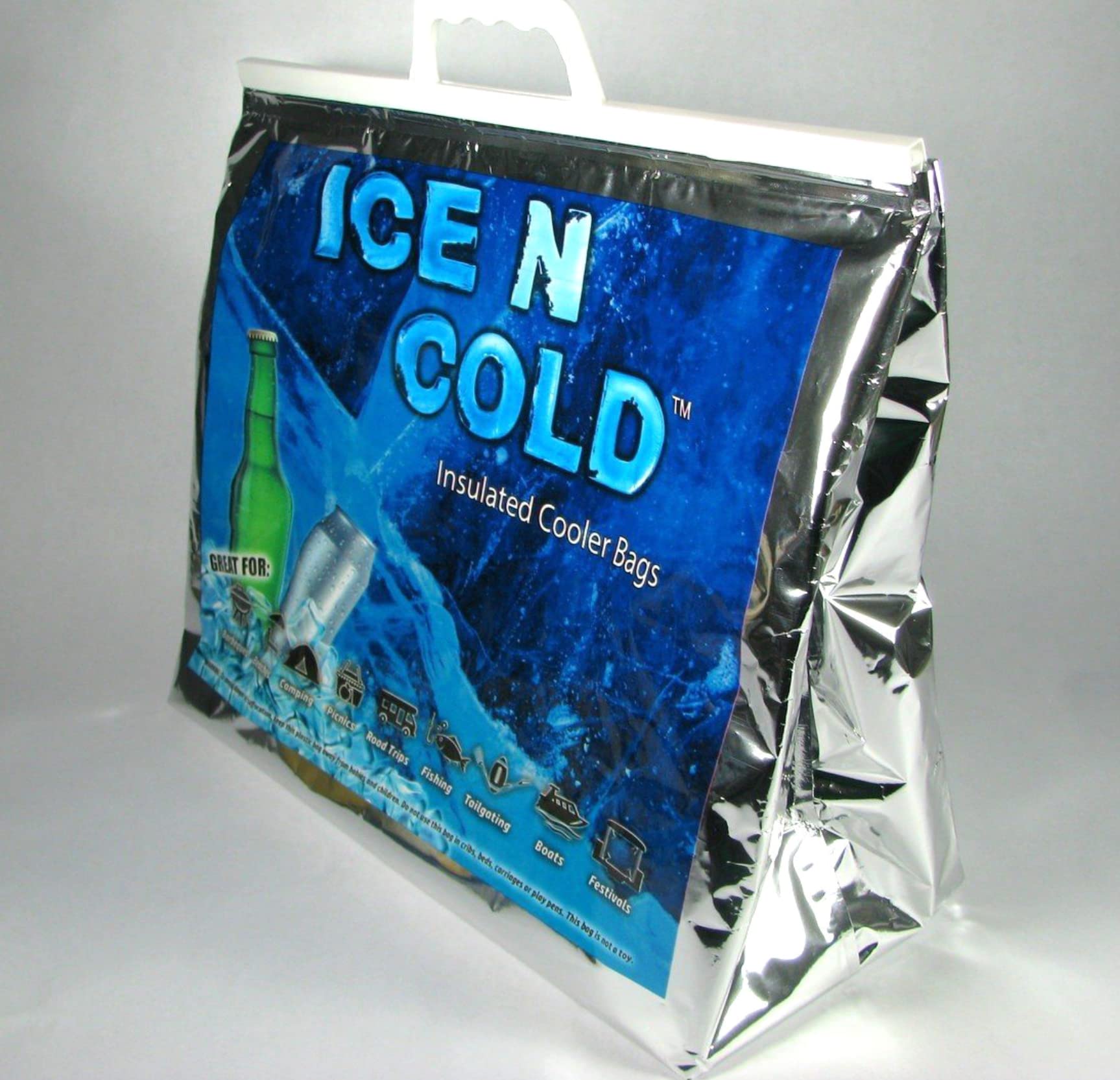 Ice N Cold bolsa aislada para picnic mantiene bebidas frías y comida fresca