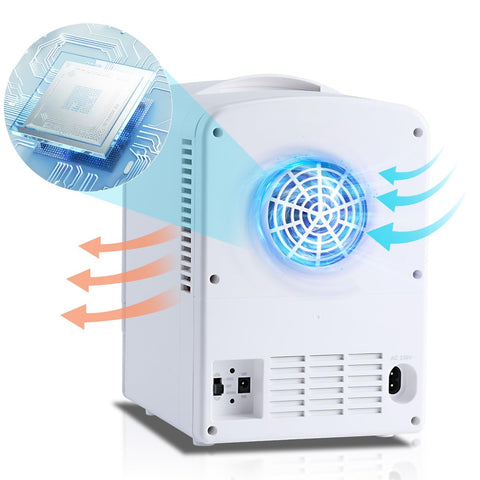 Iceblue minifrigo portátil para oficina: almacenamiento compacto.