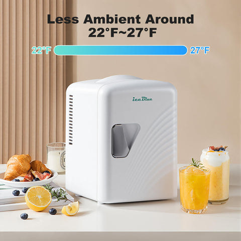 Iceblue minifrigo retro interior: ideal para bebidas pequeñas.