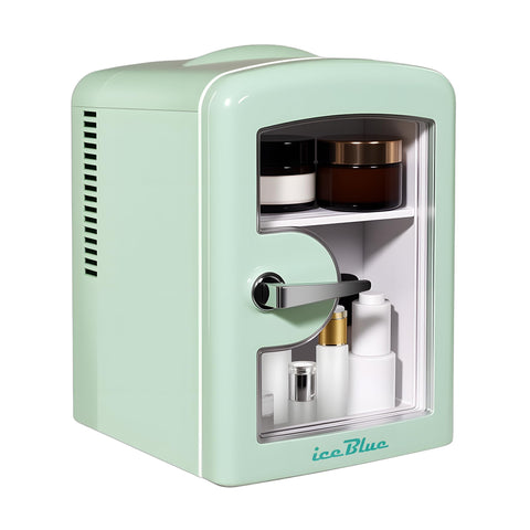 Iceblue mininevera 4l con ventana para ver productos.