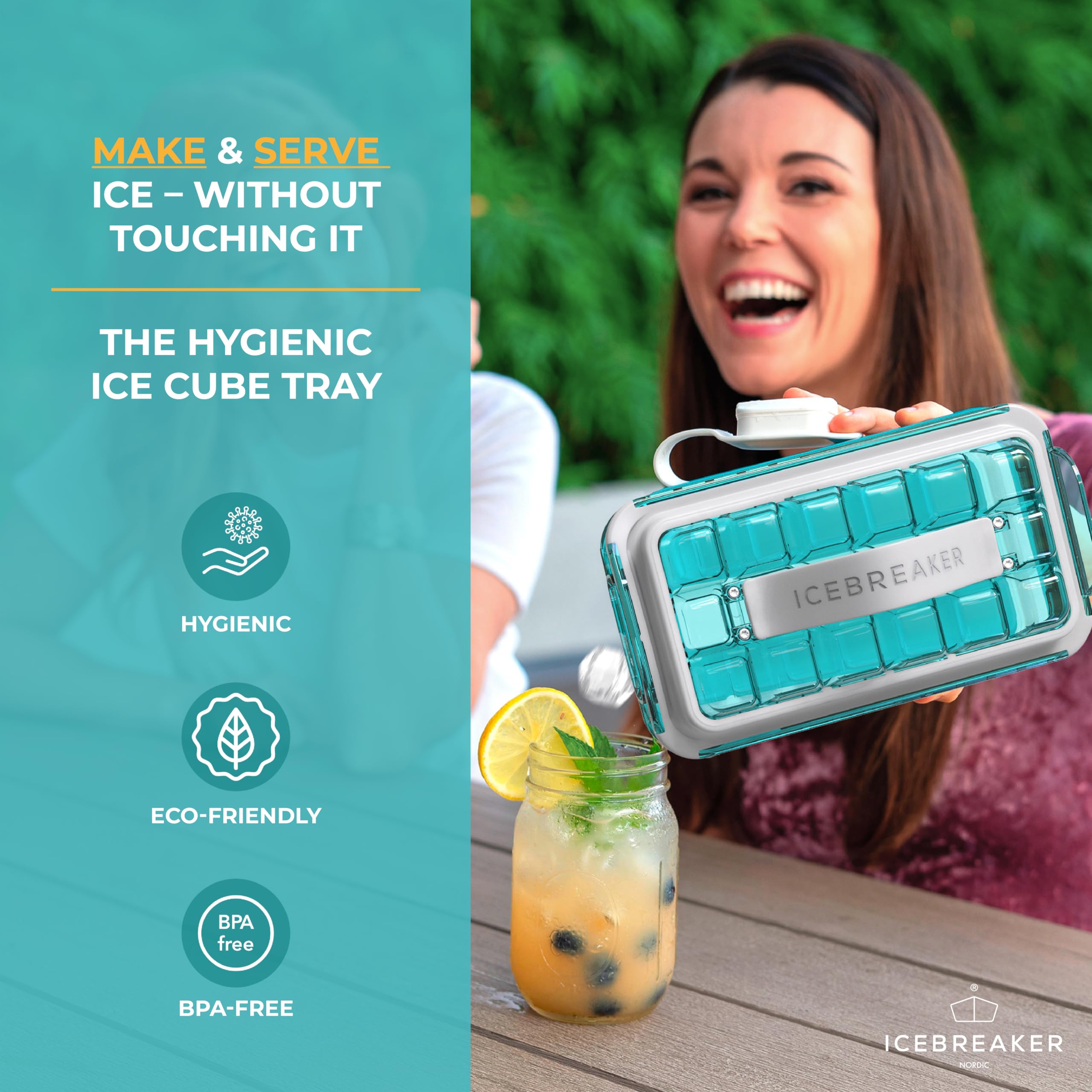 ICEBREAKER POP 2.0: cubos de hielo uniformes para bebidas perfectas.
