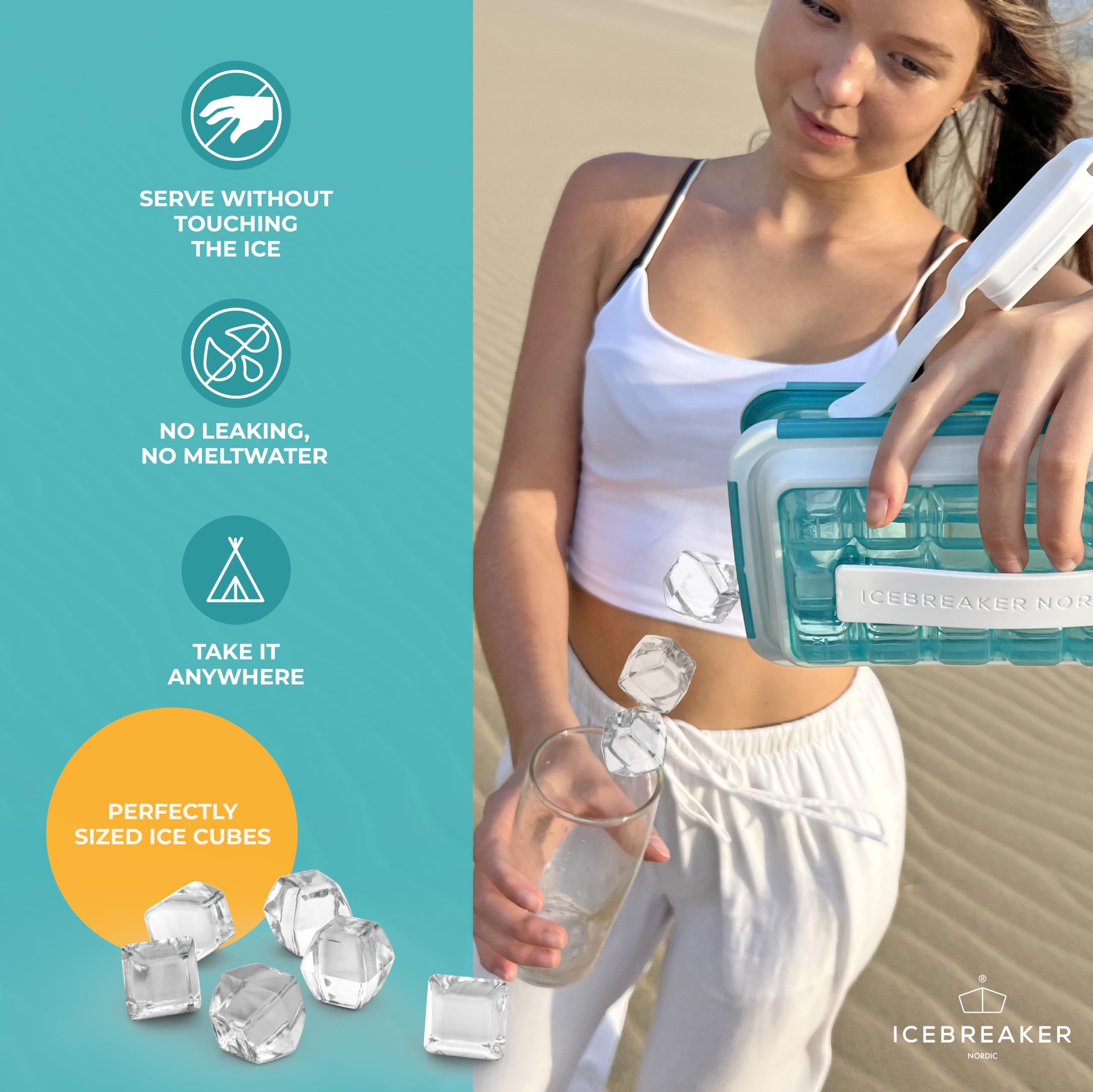 ICEBREAKER POP 2.0: hielo portátil para excursiones y viajes.