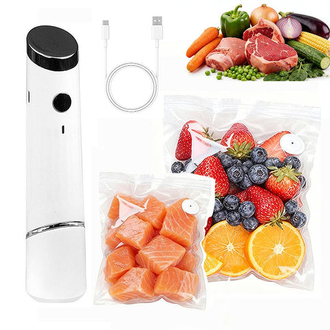 ICEDOG Selladora Portátil con 30 Bolsas: sellado rápido para conservar alimentos frescos