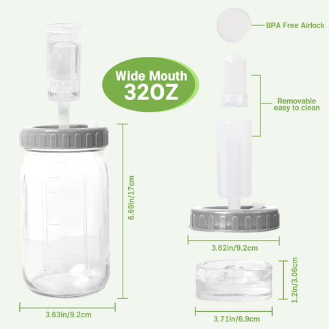 IceFun pesas de vidrio mantienen sumergidos los vegetales para resultados consistentes.