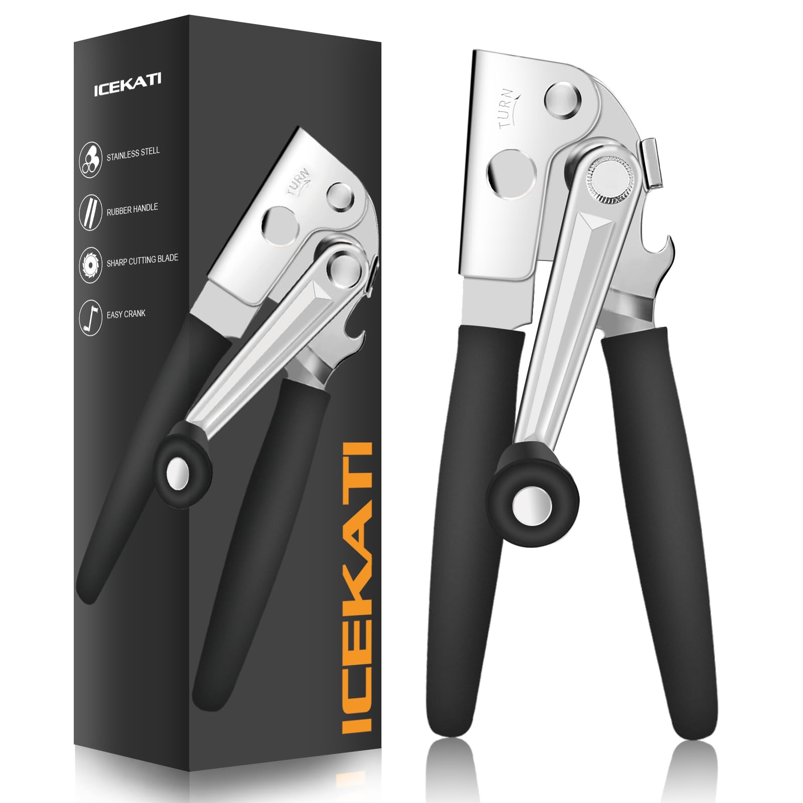 ICEKATI abre-latas industrial manual pesado ideal para latas grandes