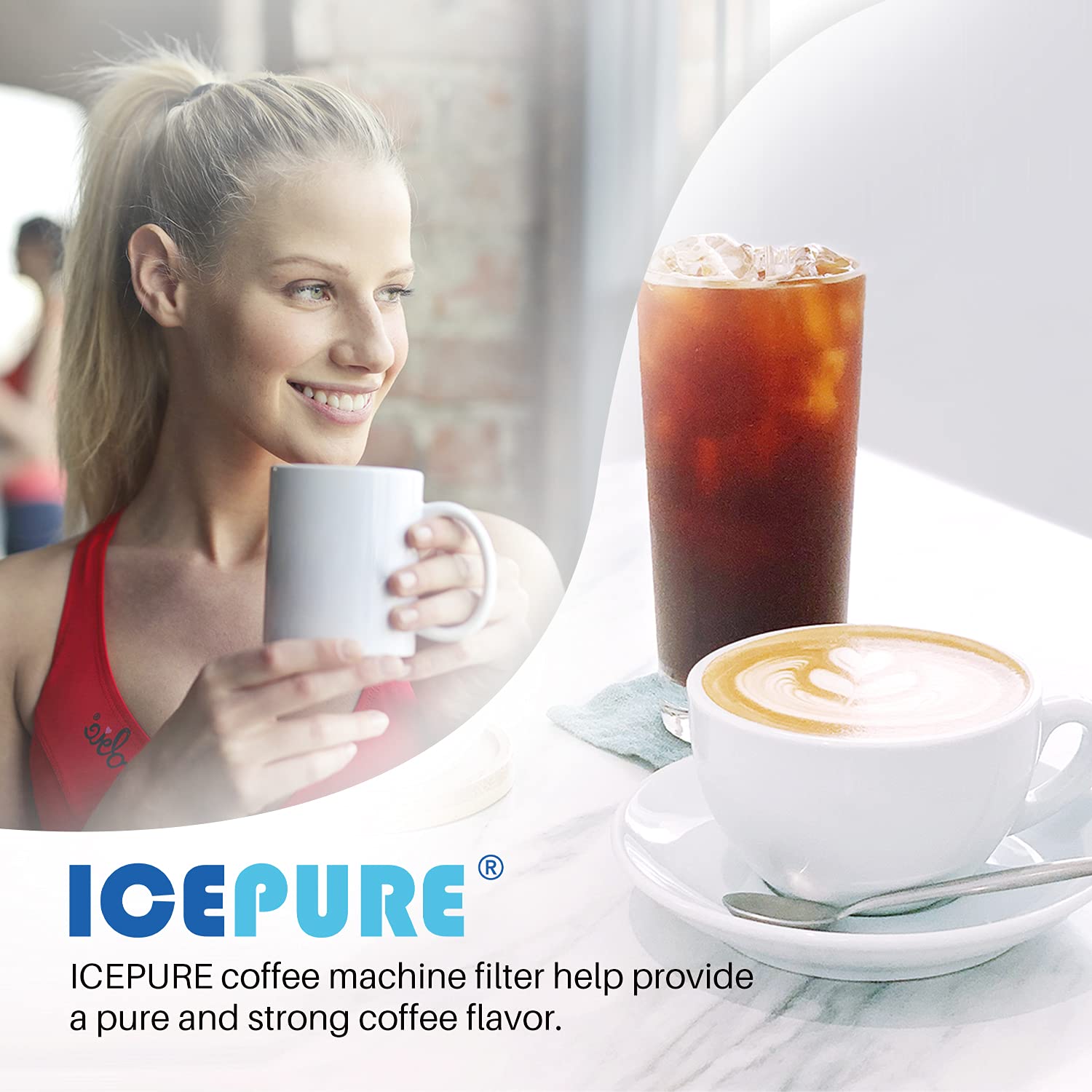 ICEPURE Jura Clearyl Blue: embalaje resistente para transporte seguro.
