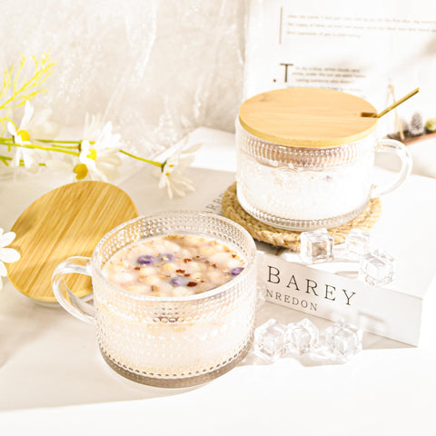 Icesip tazas vintage girasol, diseño elegante para el desayuno.