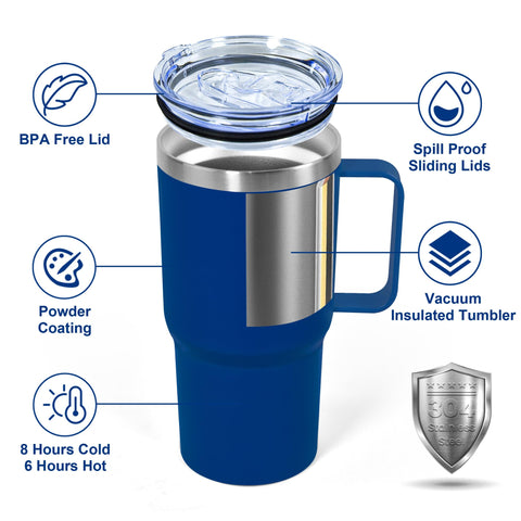 Icesip vaso termico 20oz doble pared mantiene bebidas a temperatura.