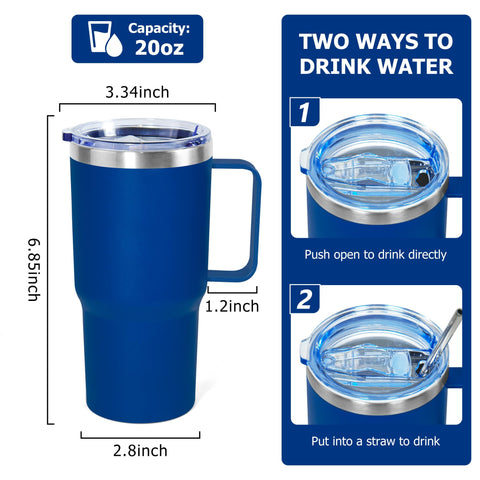 Icesip vaso termico 20oz con tapa deslizante para evitar derrames.