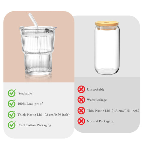 Vaso durable Icesip, apto para lavavajillas y apilable