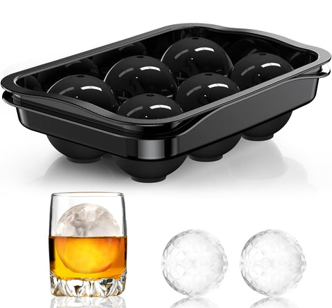 ICEXXP bolas hielo esfera 2.2 pulgadas para enfriar bourbon sin diluir.