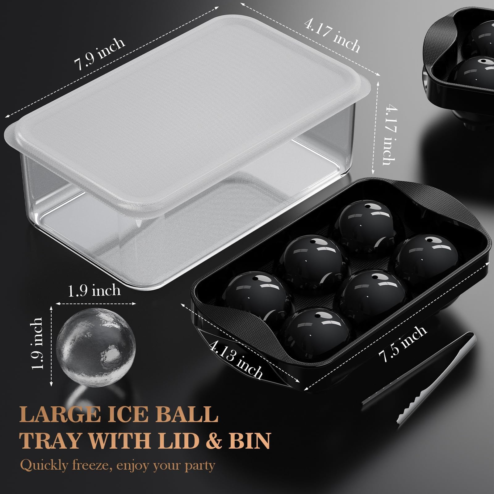 ICEXXP tapas de hielo con cierre hermético para evitar derrames