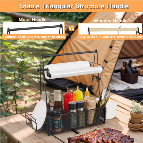 ICOHOT Grill Caddy manija confort: transporte cómodo