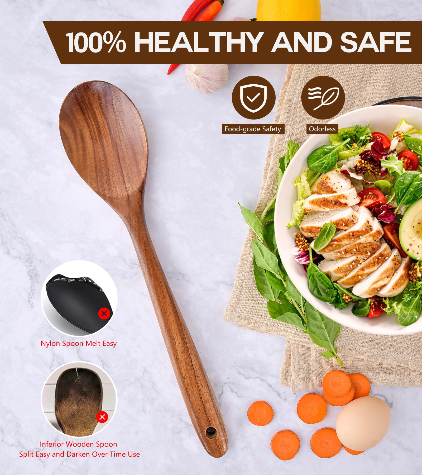 Diseño ergonómico ICSTI para cocinar cómodo durante horas.