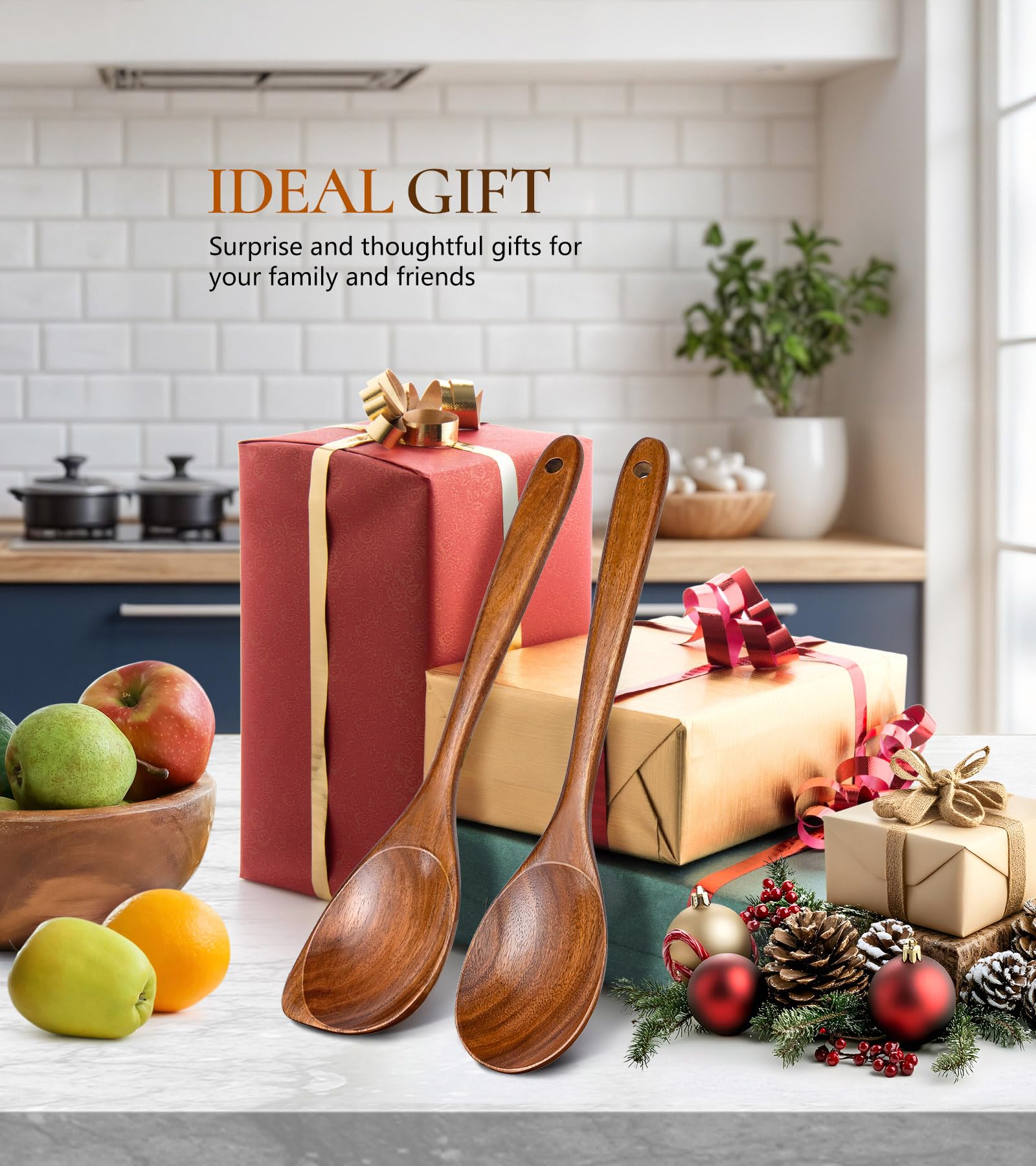 ICSTI: juego de cucharas ideal como regalo para amantes de la cocina.