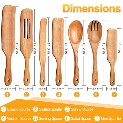 ICSTI spurtle con mango ergonómico y largo para mayor comodidad.