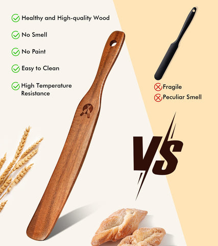 ICSTI spurtle regalo ideal para cocineros y amantes de la panificación