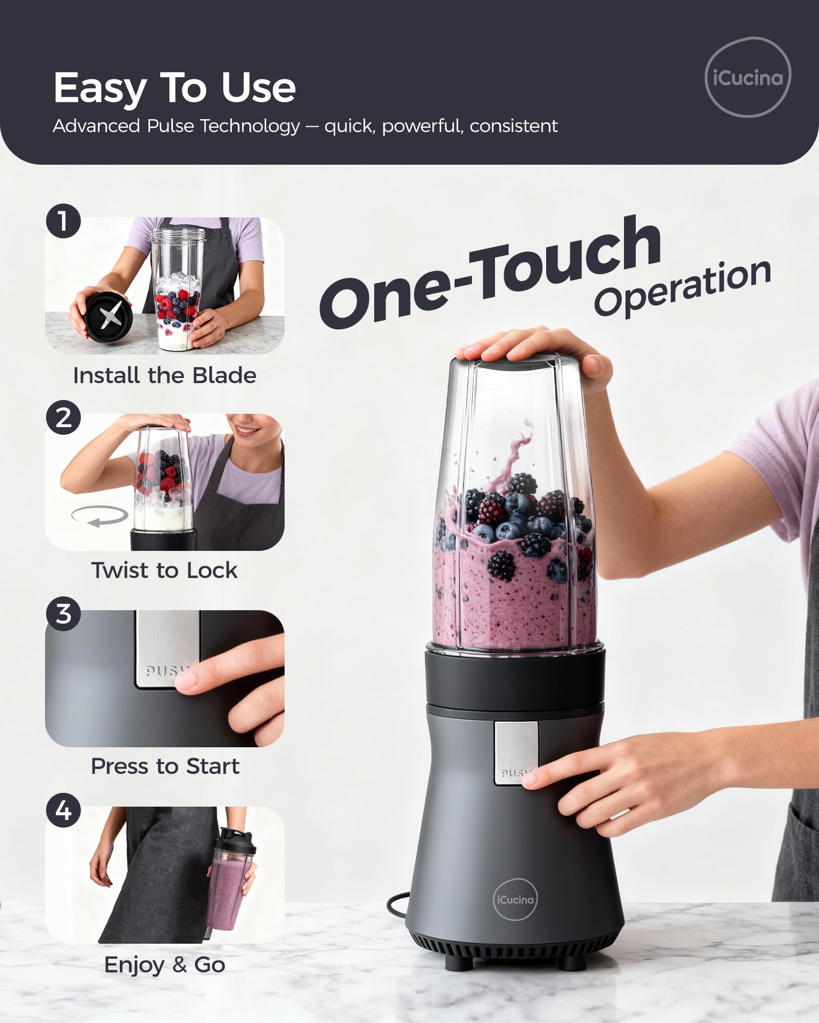 ICUCINA diseño italiano moderno para una experiencia premium.