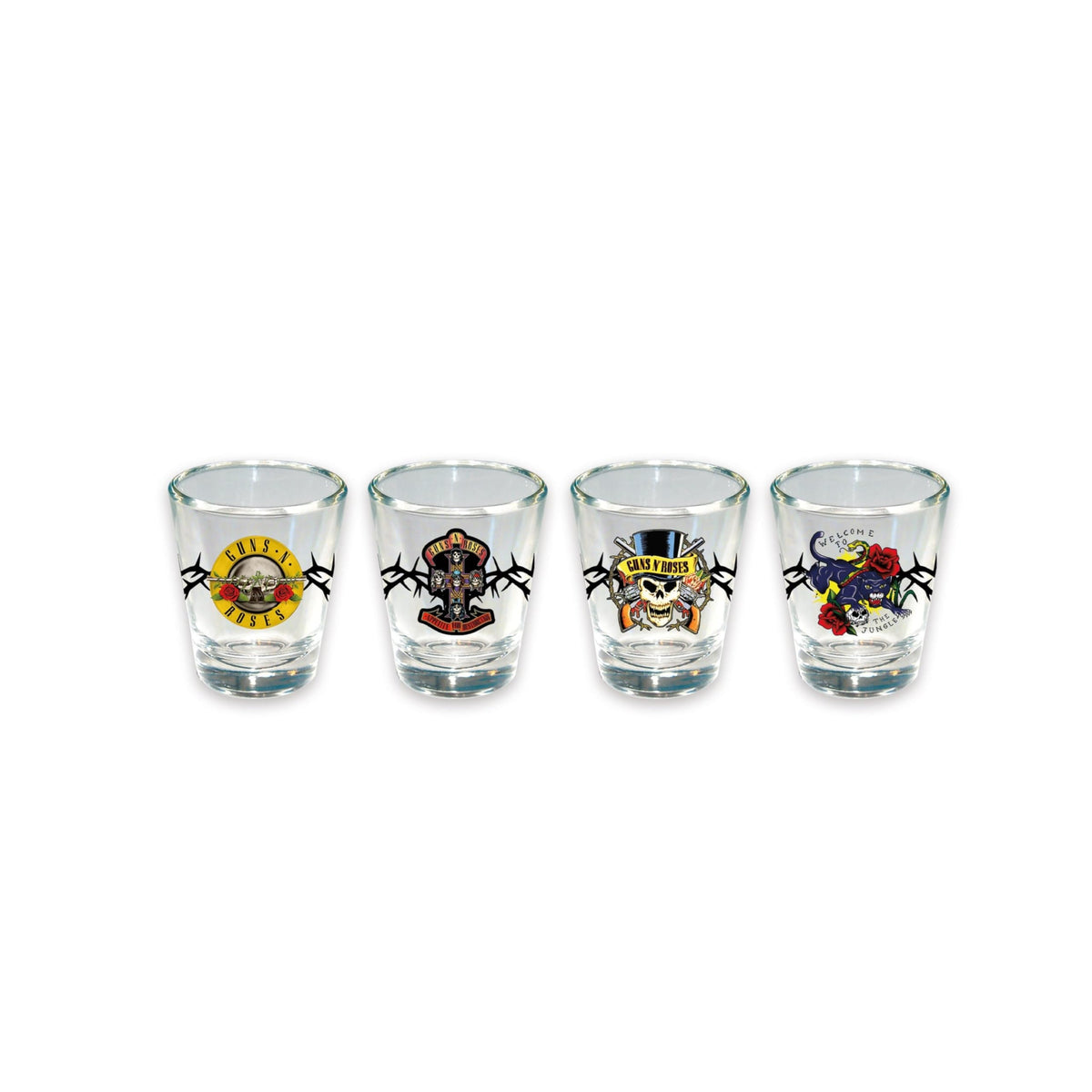 ICUP Guns N' Roses: vasos de chupito con retratos de los integrantes, ideales para reuniones