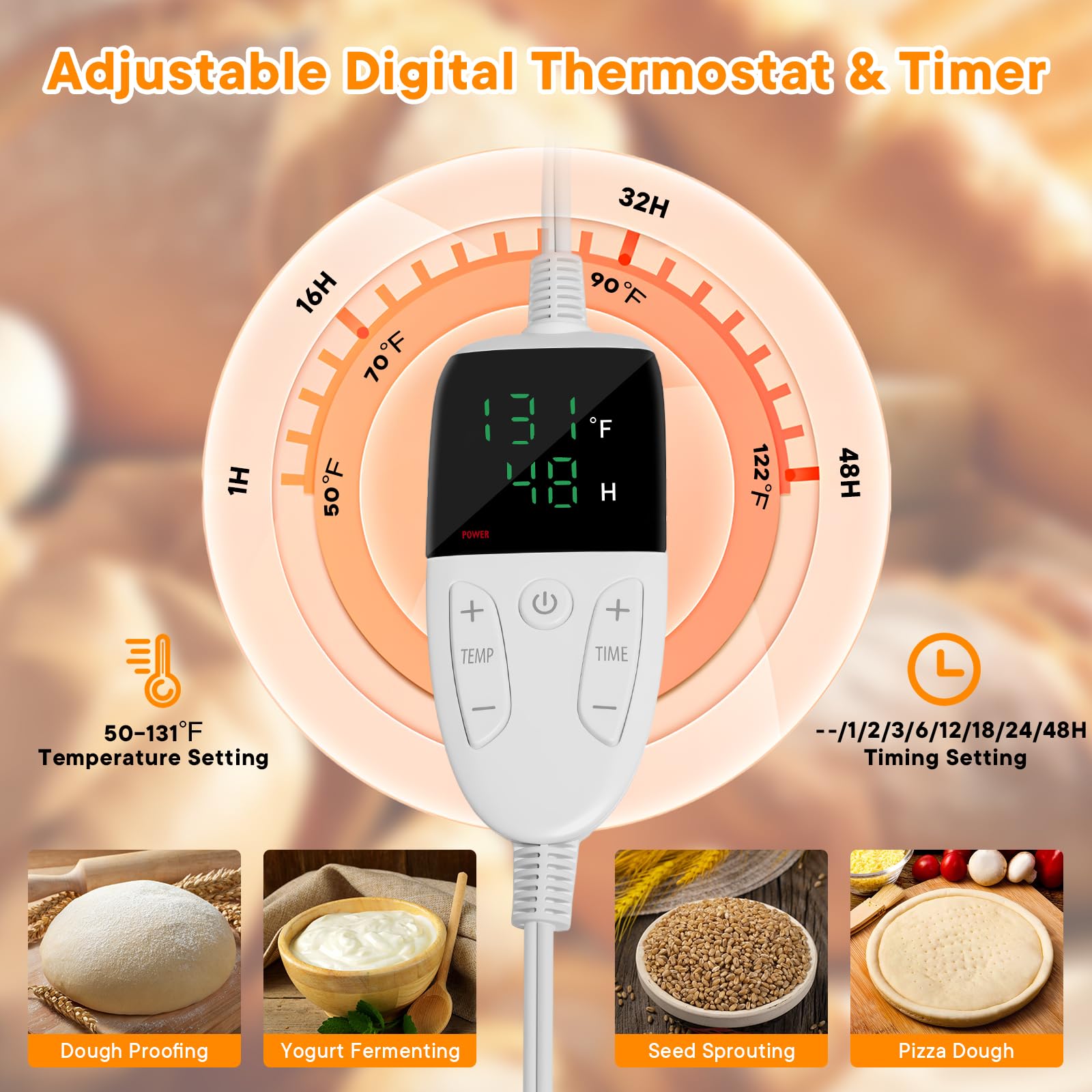 Aislamiento de 5 capas mantiene temperatura estable para fermentaciones.