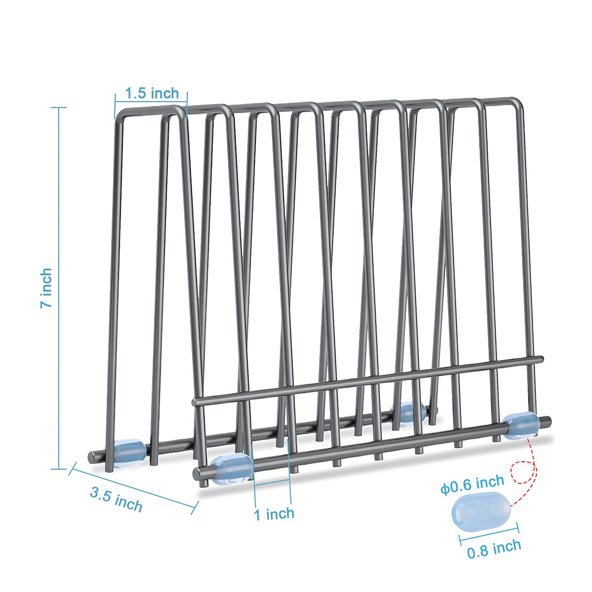 IDEATECH soporte estable con silicona ajustable para evitar vuelcos.