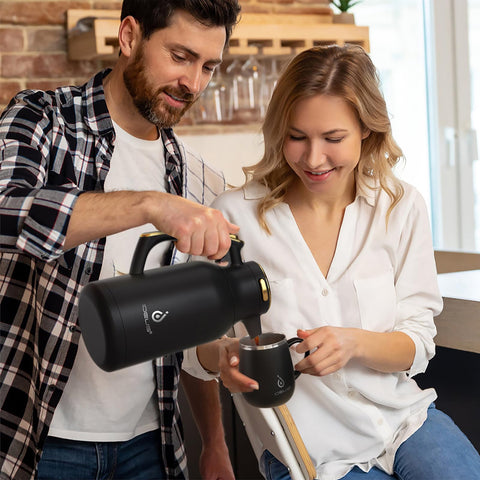 Ideus cafetera térmica 68 onzas regalo ideal para ocasiones.
