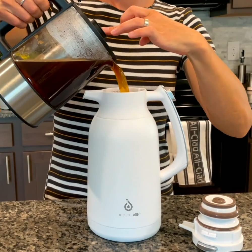 Ideus cafetera termica 68oz regalo ideal para amantes del cafe
