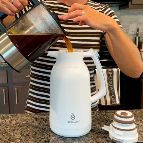 Ideus cafetera termica 68oz regalo ideal para amantes del cafe