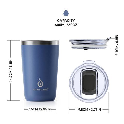 Ideus diseño durable apto lavavajillas para uso diario.