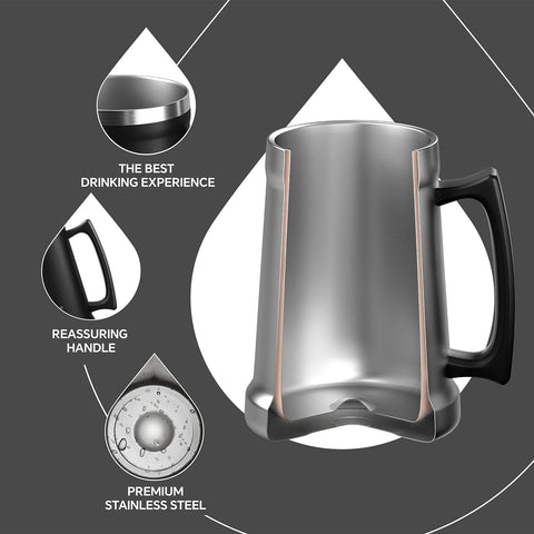 Ideus jarra cervecera de gran capacidad 710–1000 ml para compartir