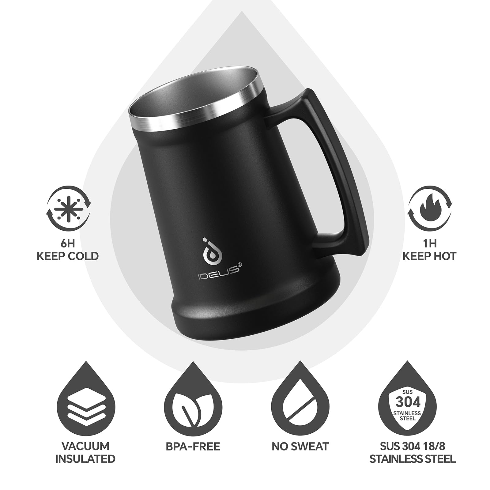Ideus jarra cervecera exterior con diseño único para destacar en reuniones