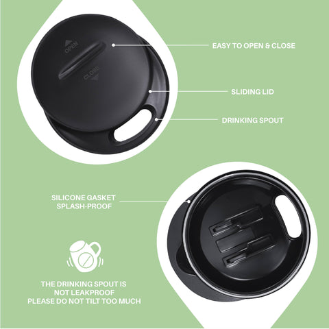 Ideus materiales seguros para alimentos, acero inoxidable 304, verde avocado
