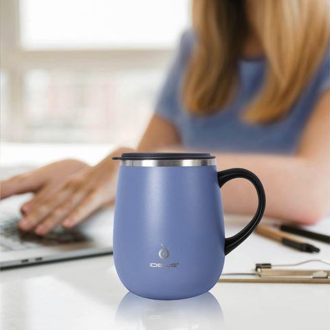 Ideus vaso térmico 16oz, perfecto para actividades al aire libre.