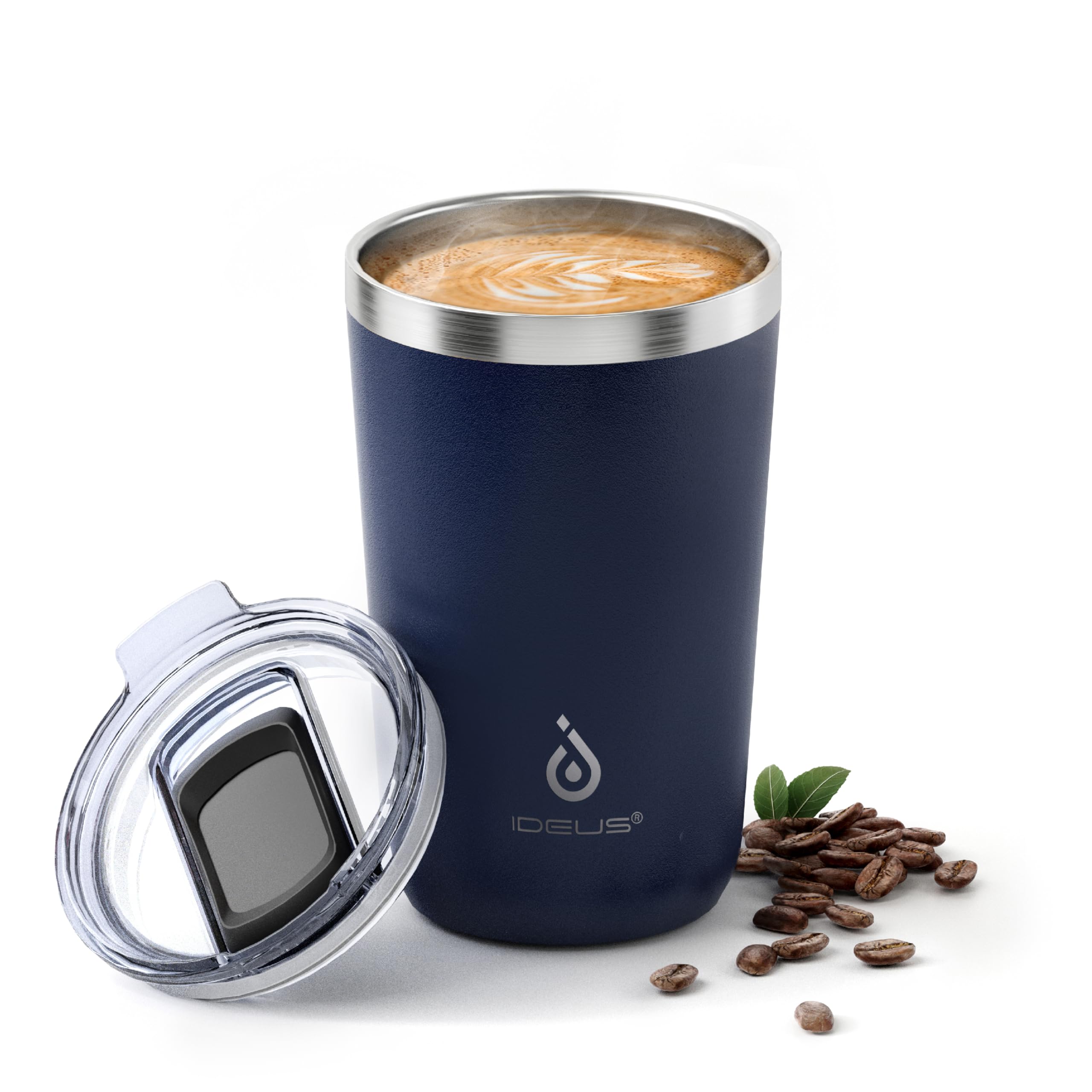 Ideus vaso termico 20oz con doble pared mantiene la bebida estable y caliente o fría