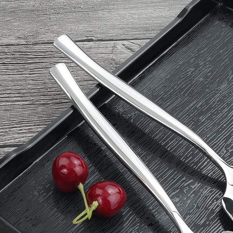 Idomy cuchara para servir guisos y ensaladas en buffets, acero inoxidable.