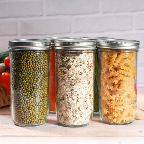 Ieavier frascos Mason ideales para fermentación, encurtidos y proyectos.
