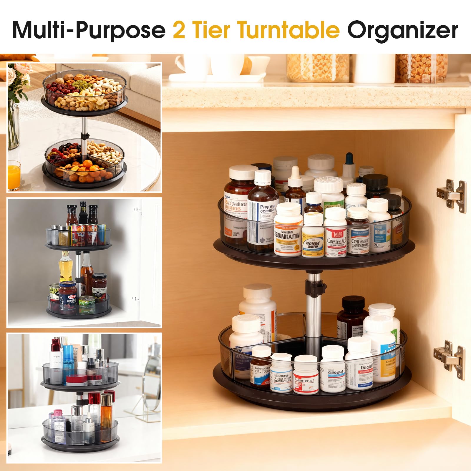 ieddet uso-multipropósito-bano-cocina-organizador para especias cosméticos