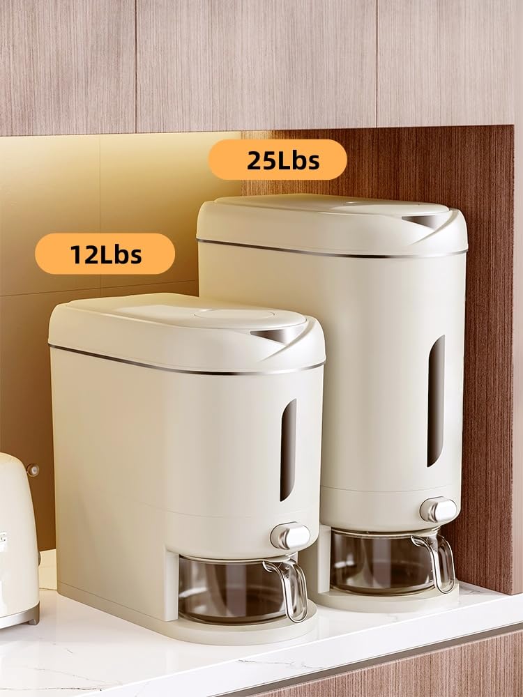 IEEK contenedor de alimentos secos con tapa hermética para frescura