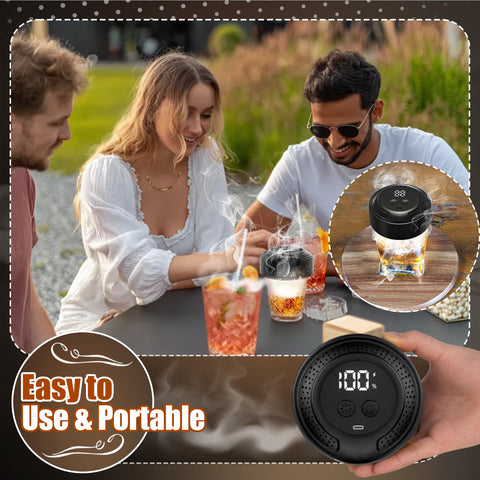 iEGrow kit humo whiskey 6 astillas: variedad de sabores para tragos.